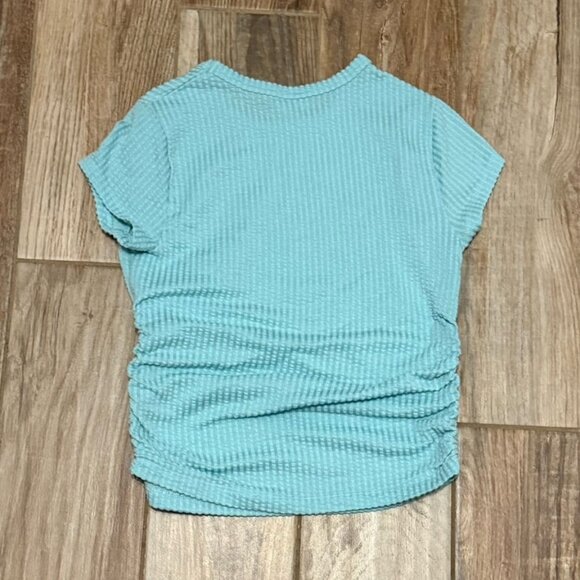 Abercrombie Kids Short Sleeve Ruched Side Shirt - Picture 4 of 4